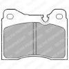 DELPHI LP164 Brake Pad Set, disc brake